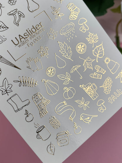 Nail Water Decal Fg-003