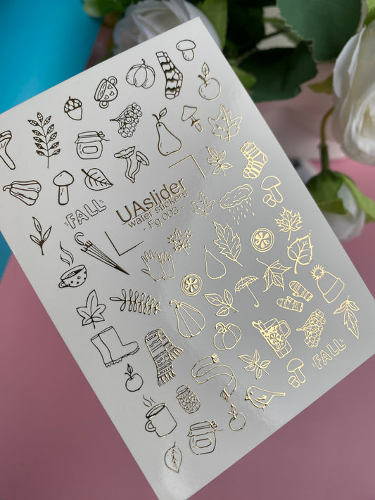 Nail Water Decal Fg-003