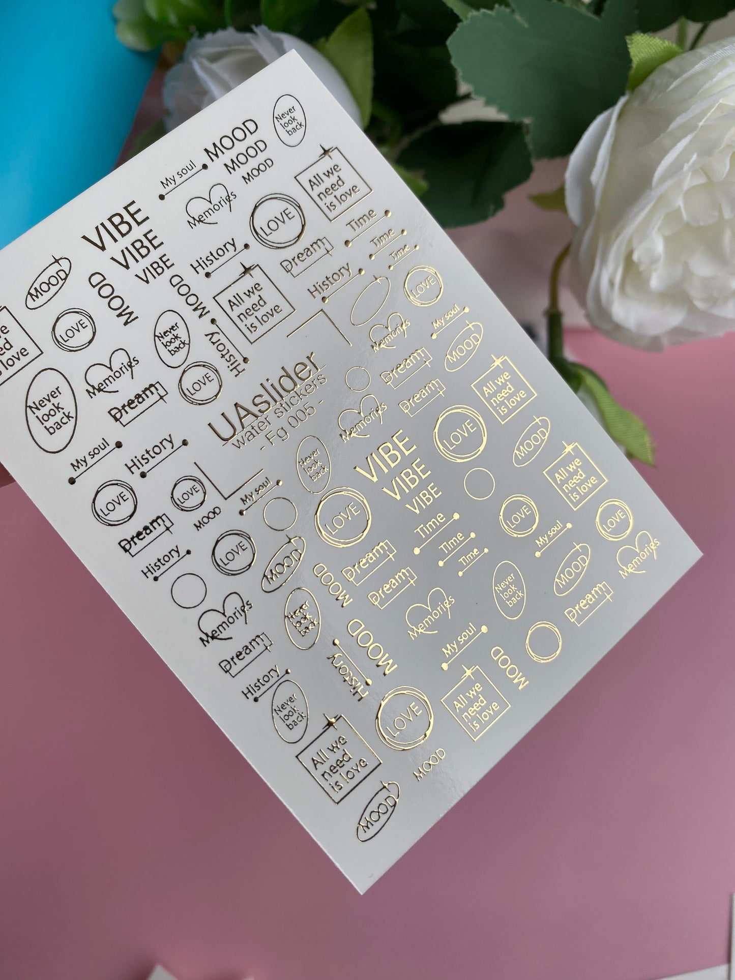 Nail Water Decal Fg-005
