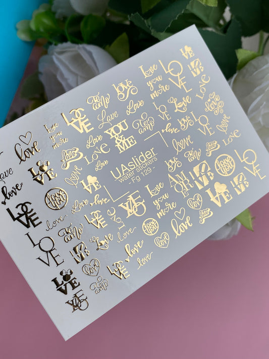 Nail Water Decal Fg-129