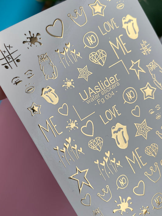 Nail Water Decal Fg-004
