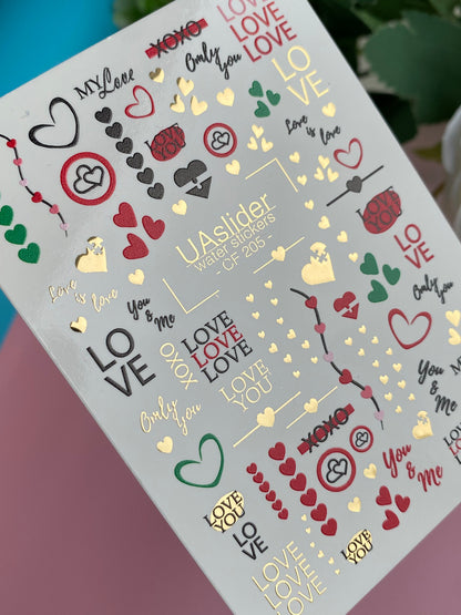 Nail Water Decal CF-205