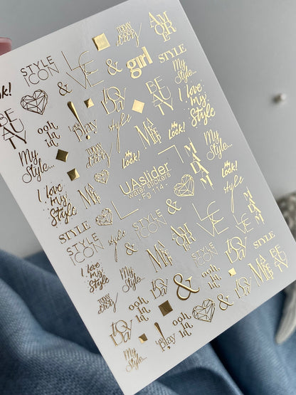 Nail Water Decal Fg-114
