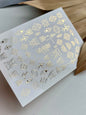 Nagel-Wasserabziehbild Fg-019 | Geometrische Wasserfolien-Nagelabziehbilder mit Goldfolie | Abstrakte Formen & Symbole