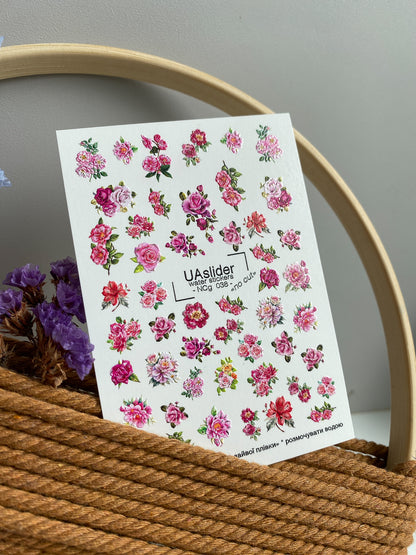 Nail Water Decal NCg-038