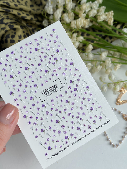 Nail Water Decal NCg-053