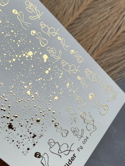 Nail Water Decal Fg-034