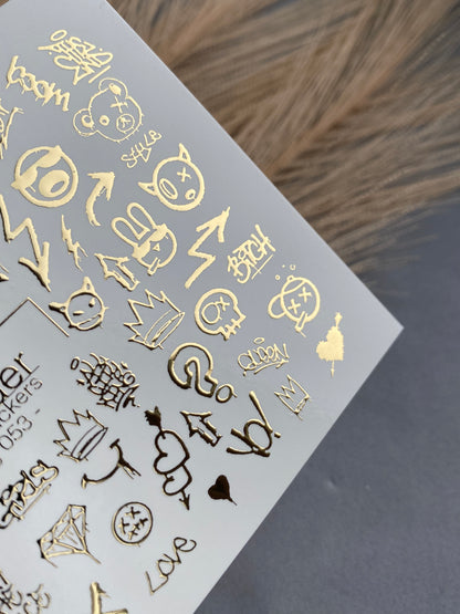 Nail Water Decal Fg-053