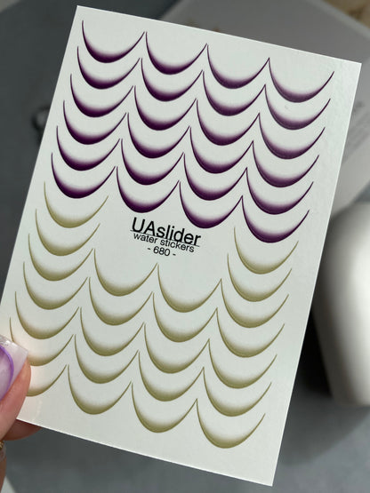 Nail Water Decal 680