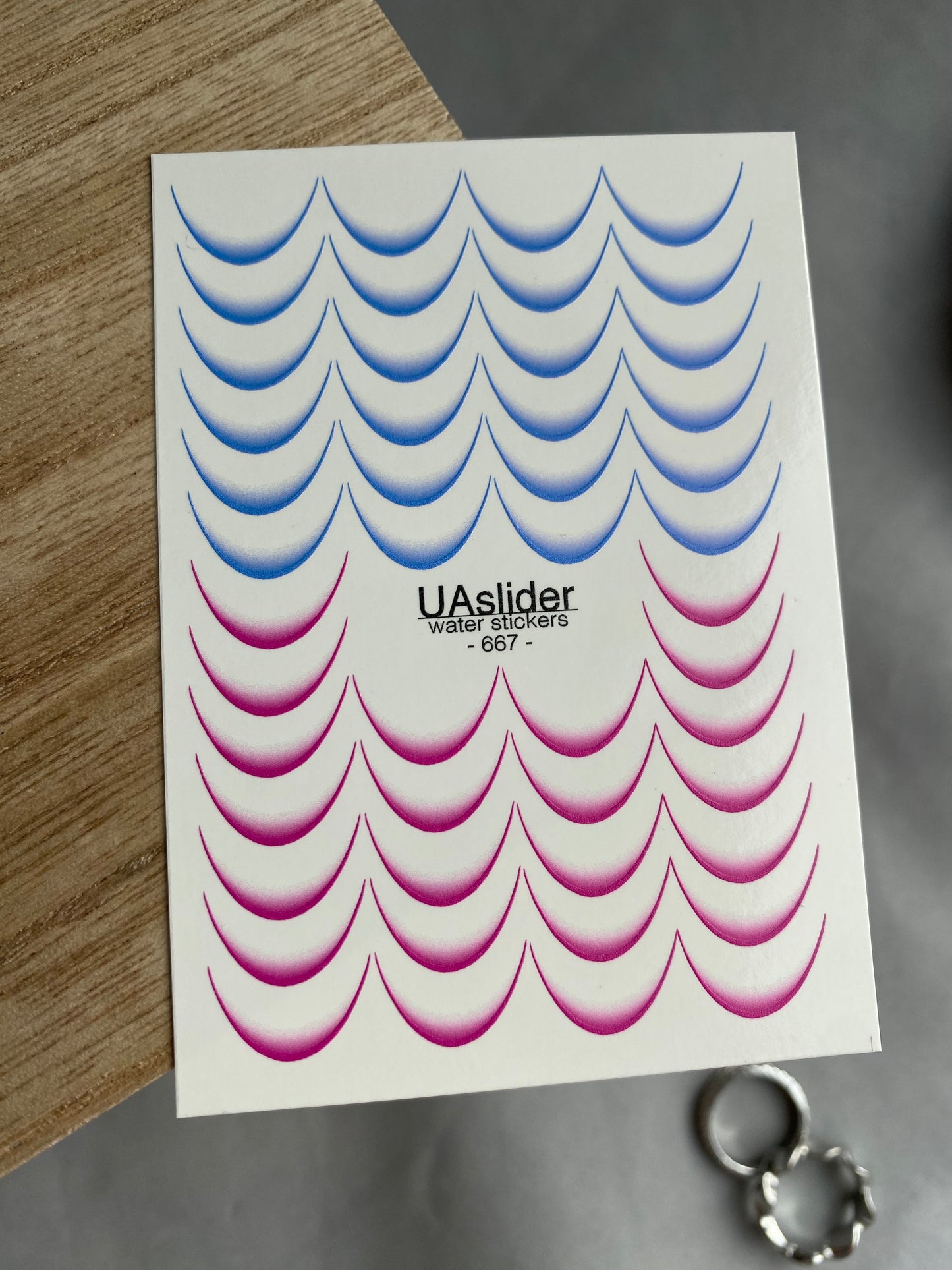 Nail Water Decal 667