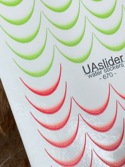 Nail Water Decal 670