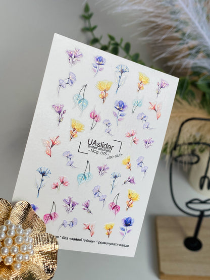 Nail Water Decal NCg-075