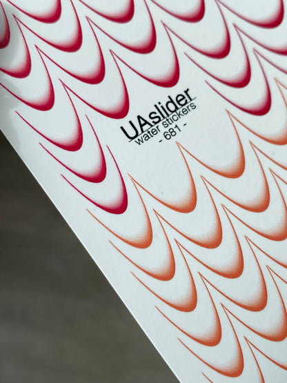 Nail Water Decal 681
