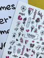 Nail Water Decal NCg-080