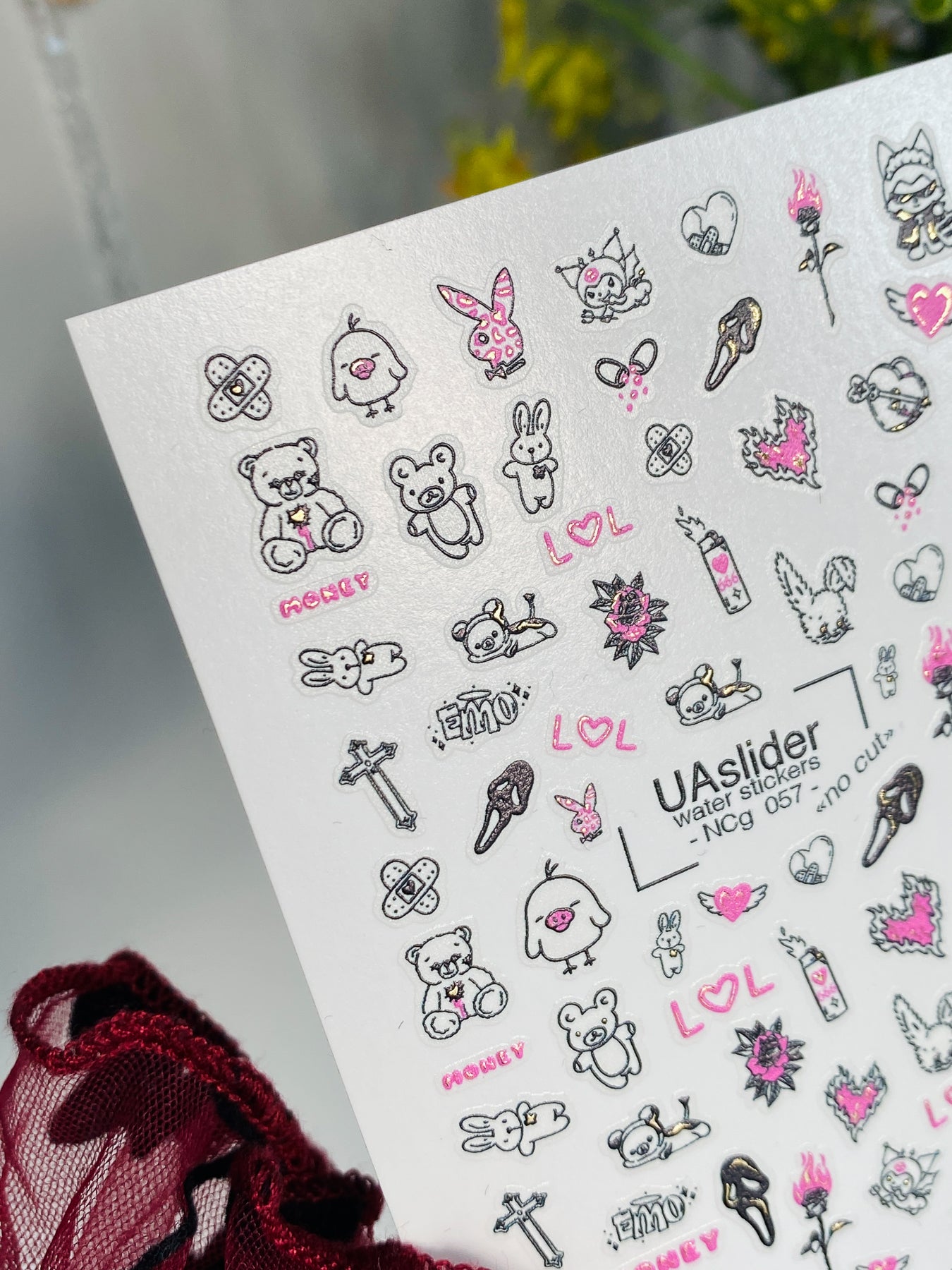 Nail Water Decal NCg-057