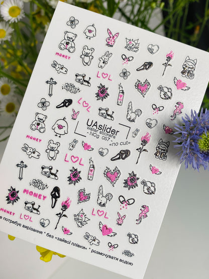 Nail Water Decal NCg-057