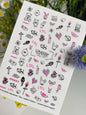Nail Water Decal NCg-057