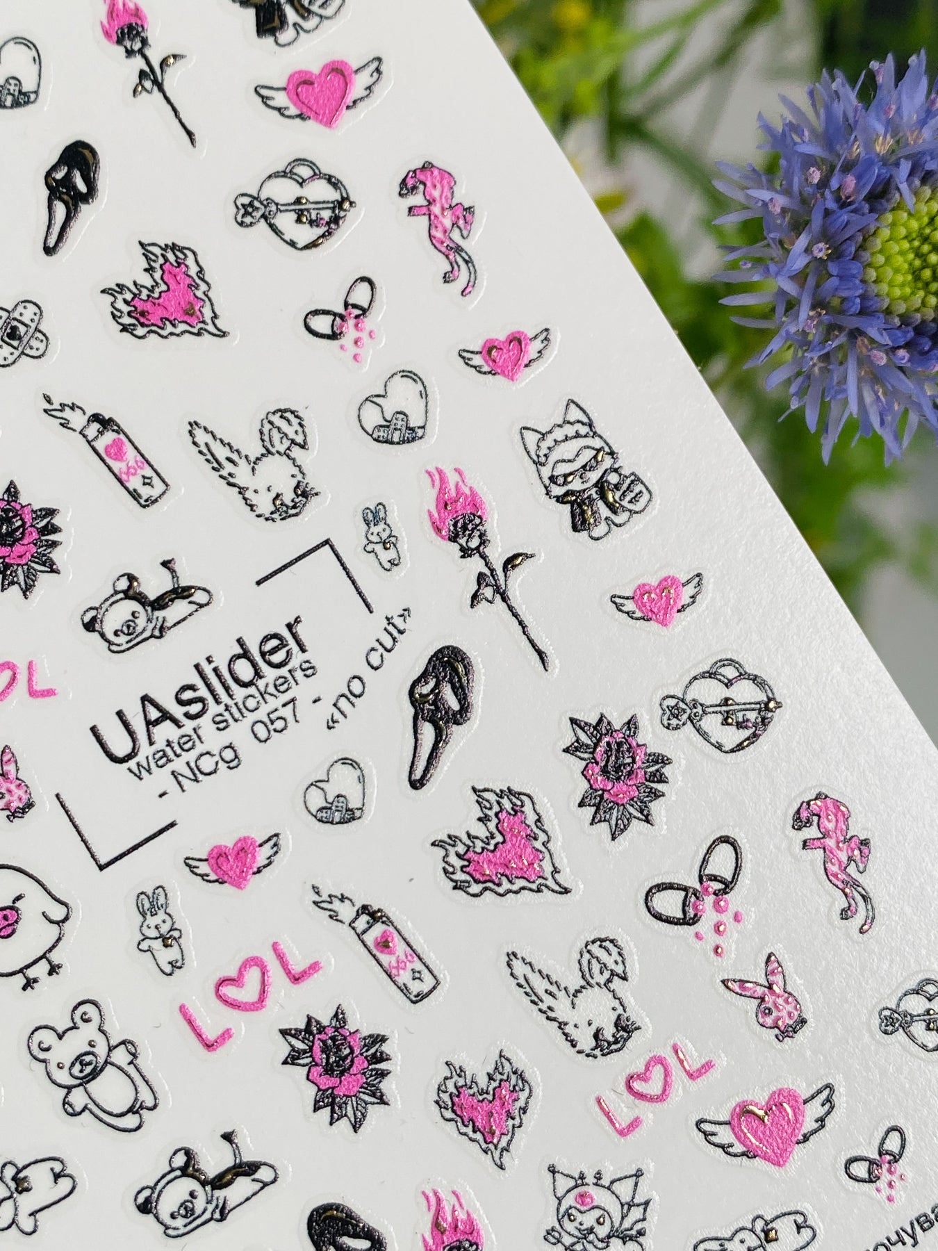 Nail Water Decal NCg-057