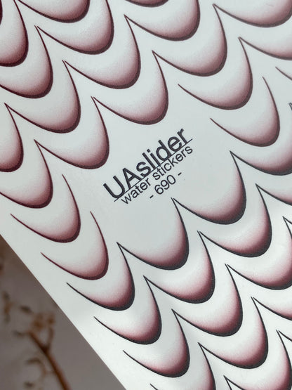 Nail Water Decal 690