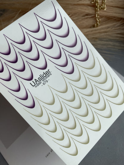 Nail Water Decal 679