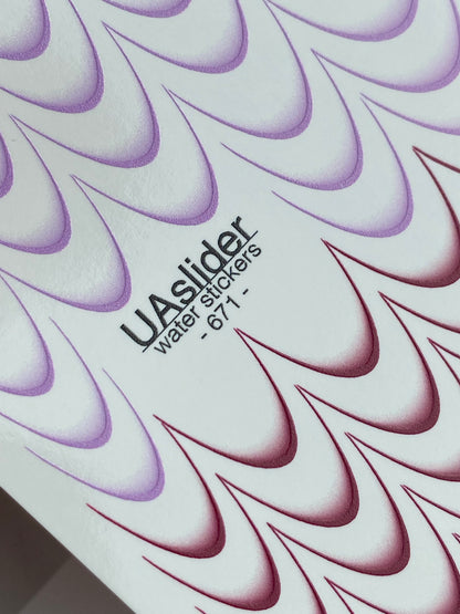 Nail Water Decal 671