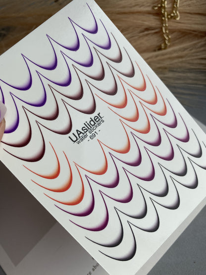 Nail Water Decal 691
