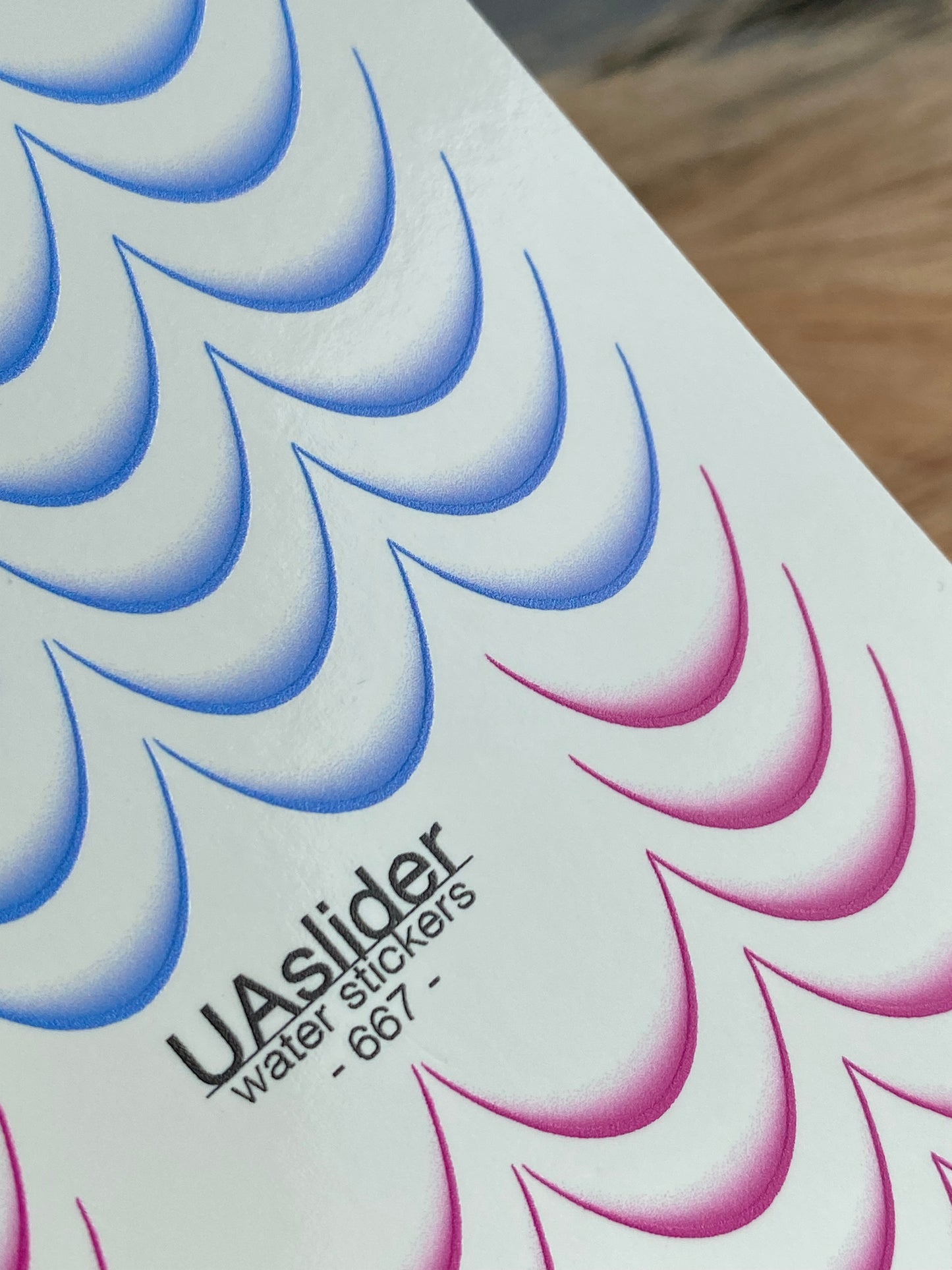 Nail Water Decal 667