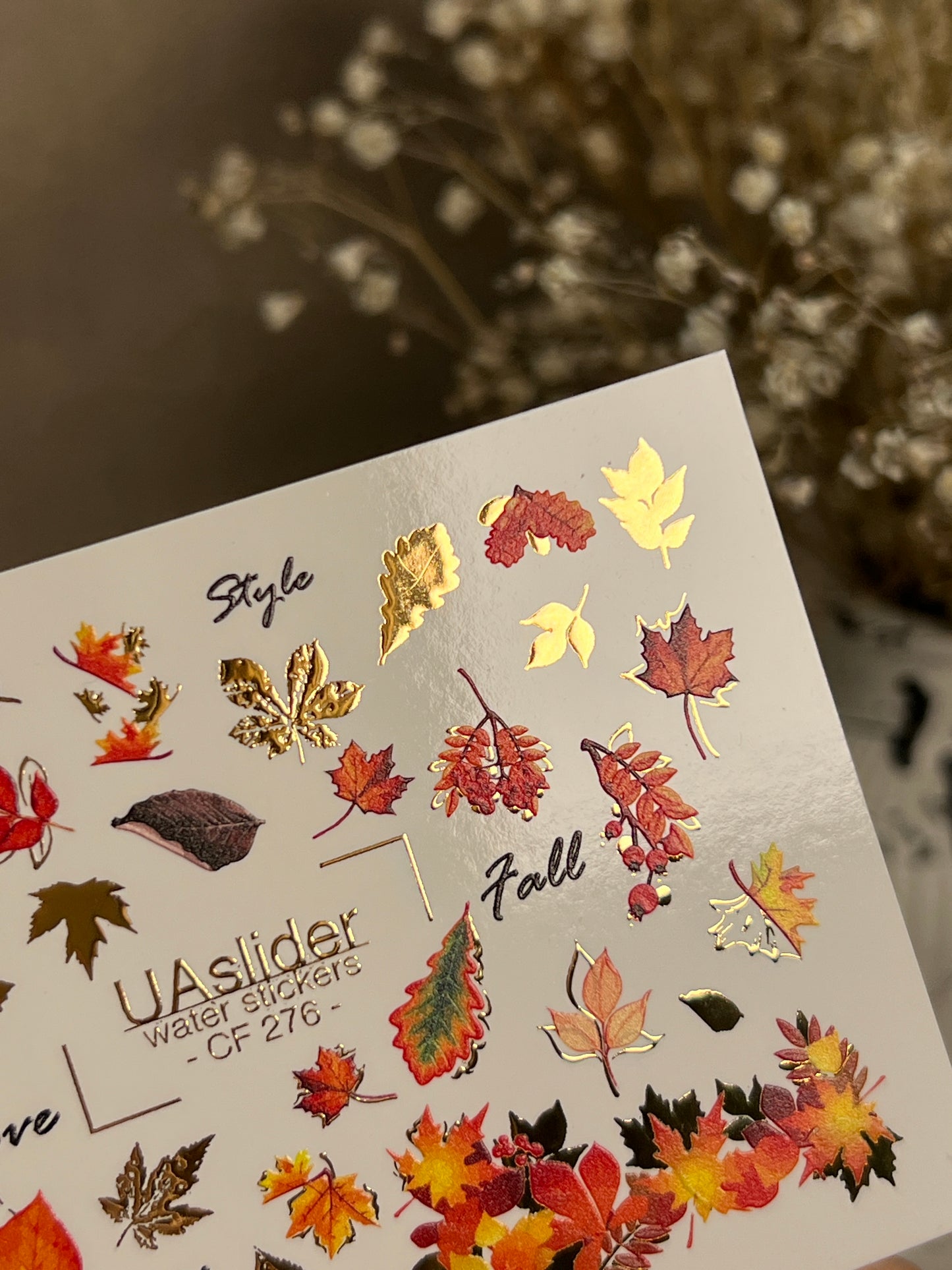 Nail Water Decal CF-276