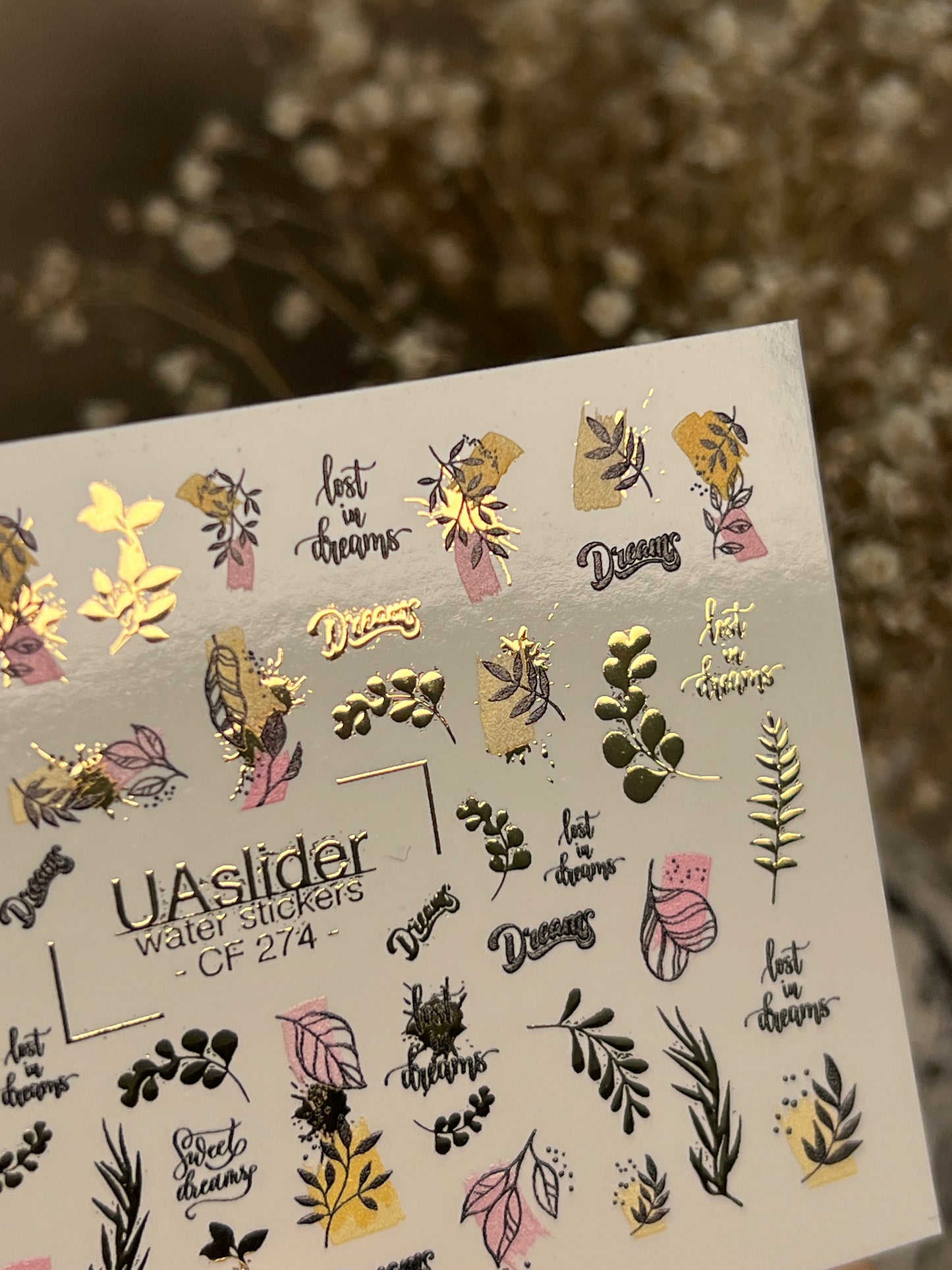 Nail Water Decal CF-274