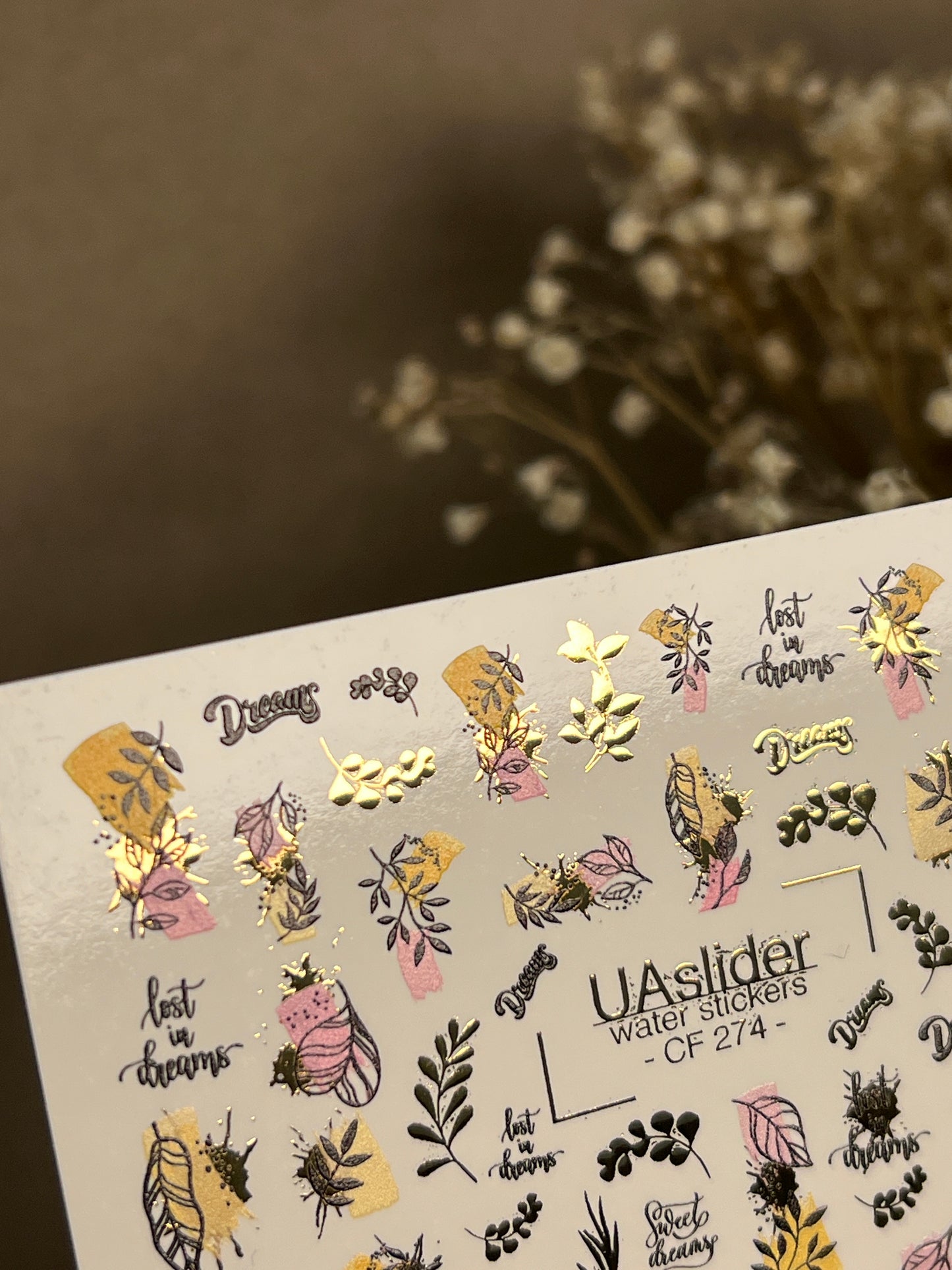 Nail Water Decal CF-274