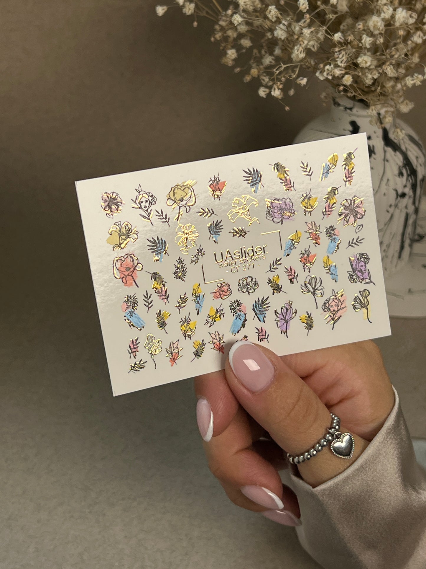 Nail Water Decal CF-271