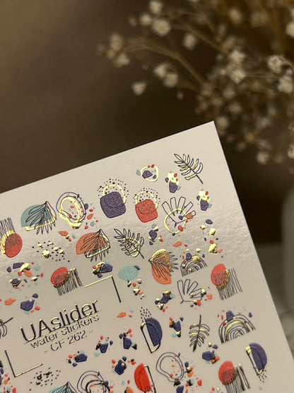 Nail Water Decal CF-262