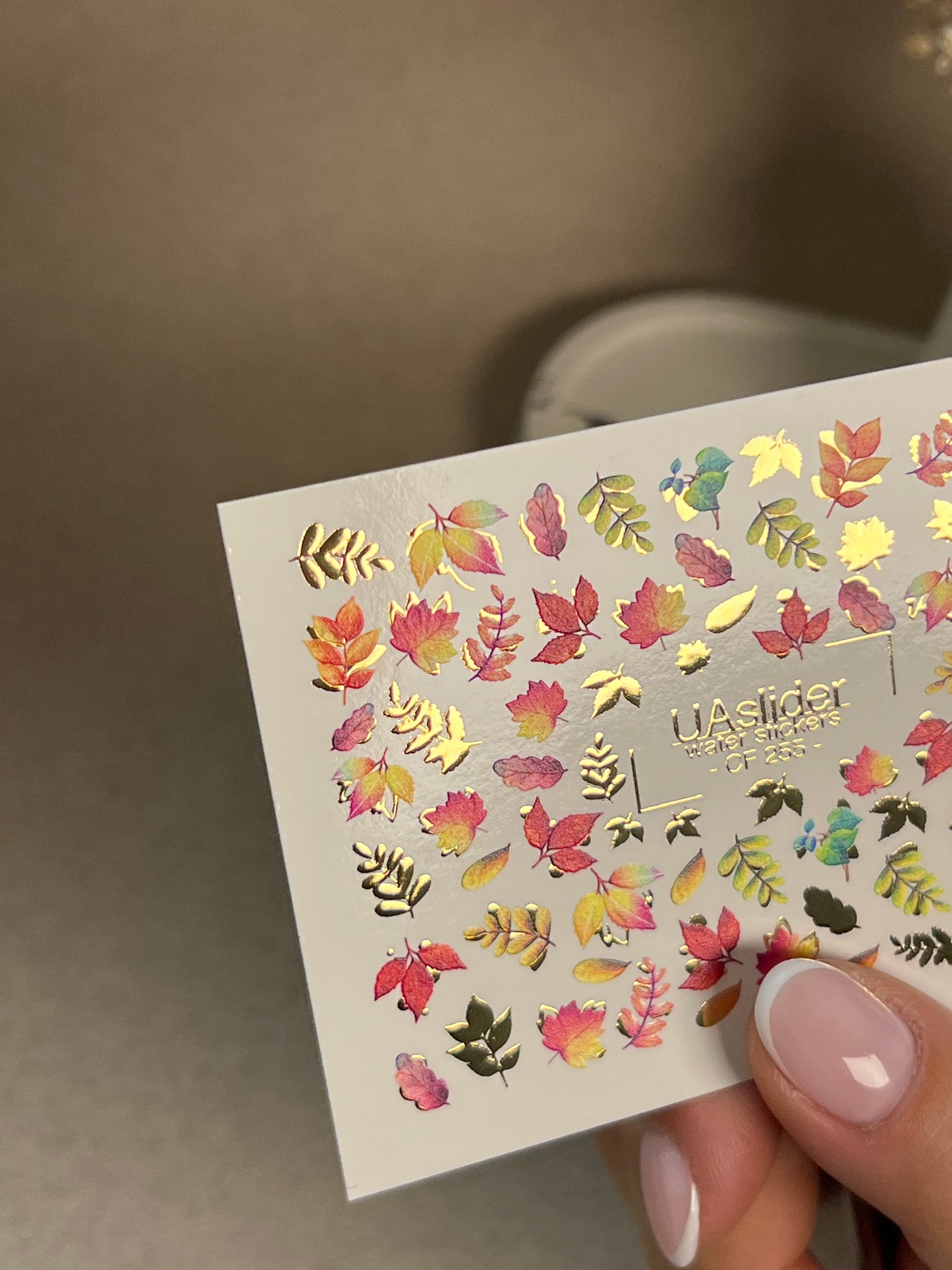 Nail Water Decal CF-255