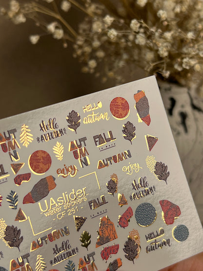 Nail Water Decal CF-261