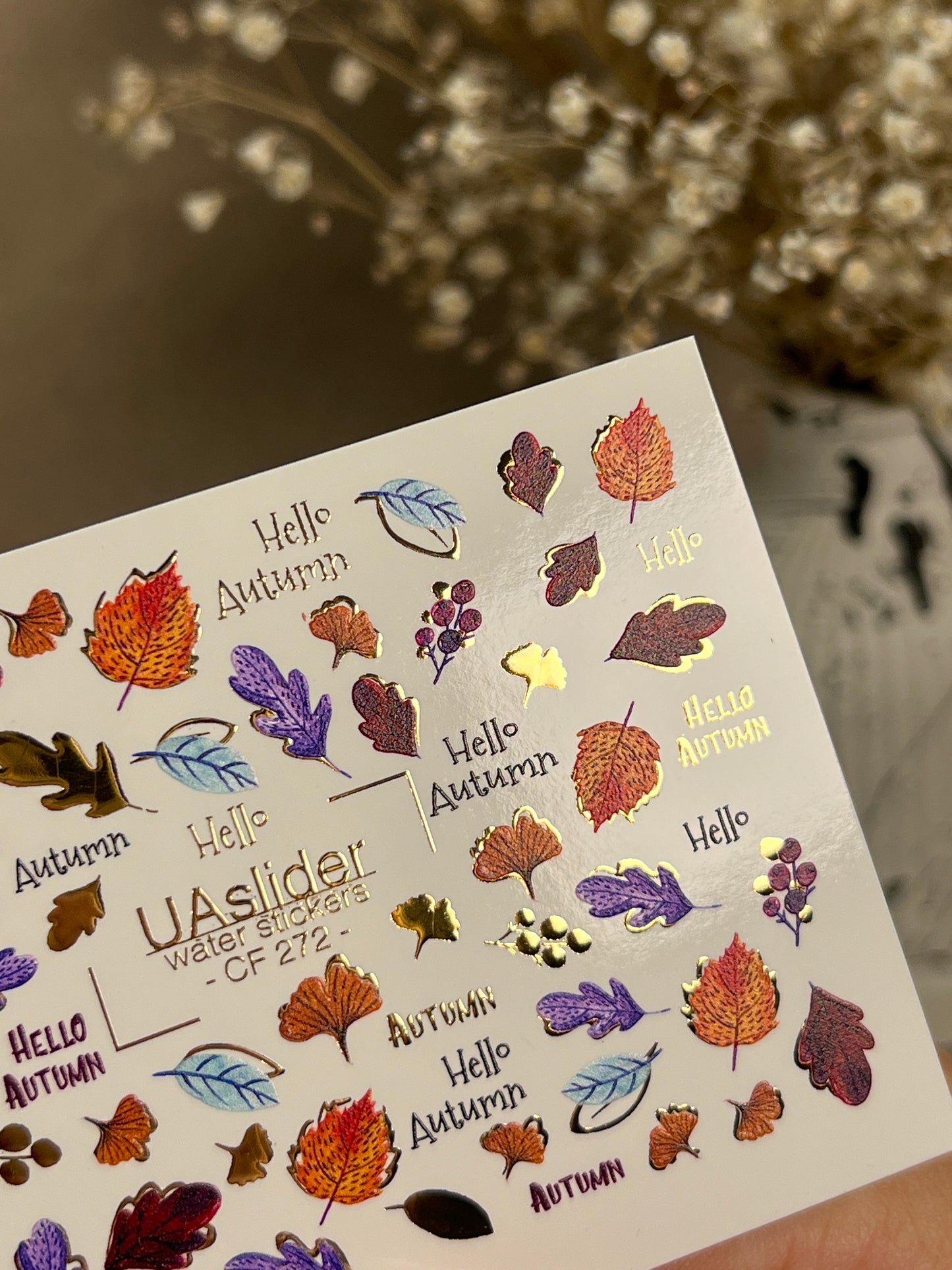 Nail Water Decal CF-272