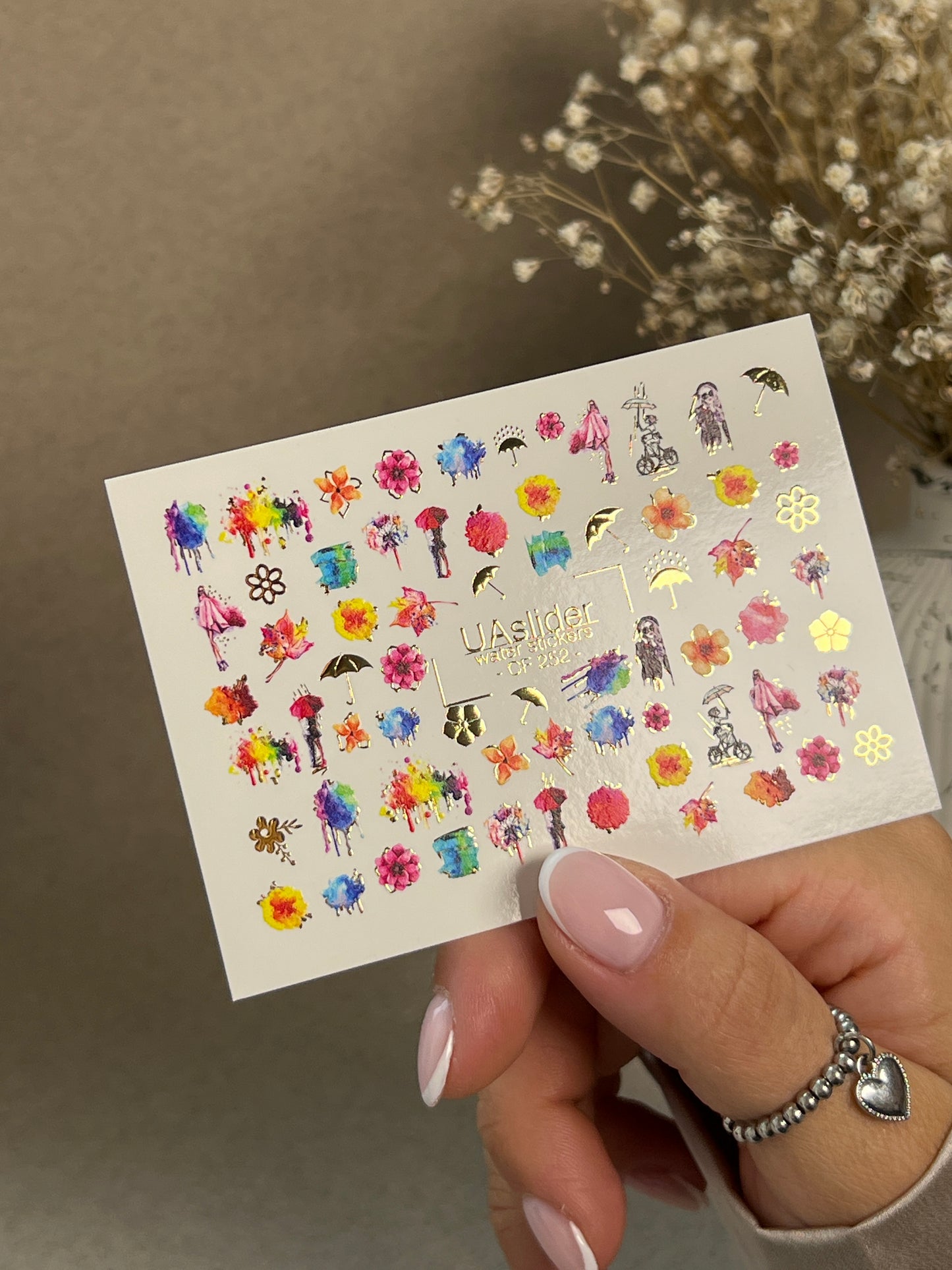 Nail Water Decal CF-252