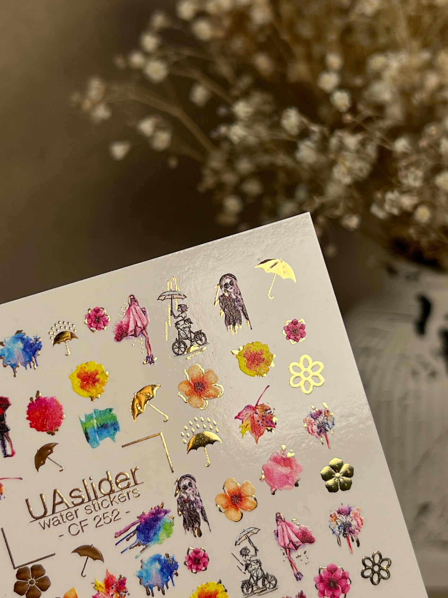 Nail Water Decal CF-252