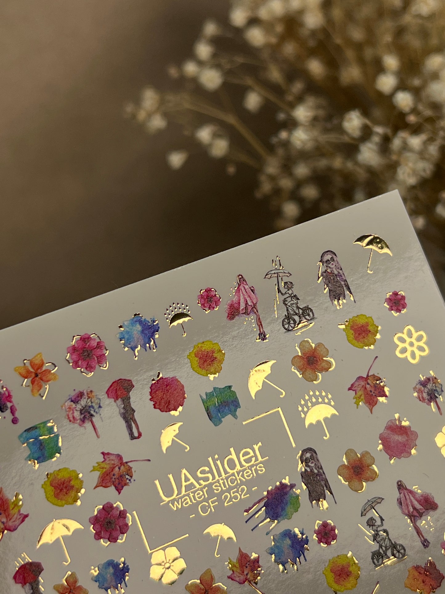 Nail Water Decal CF-252