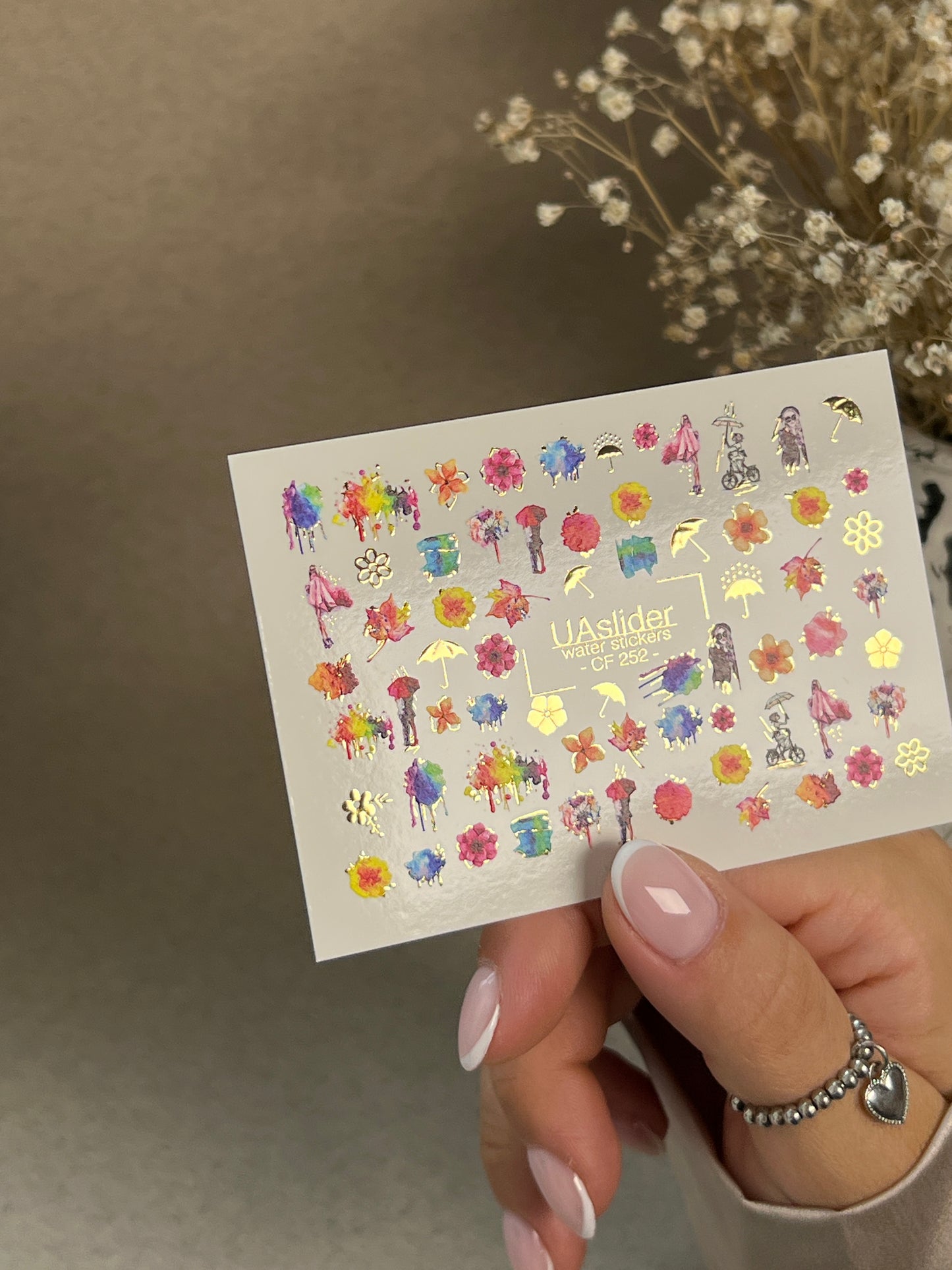 Nail Water Decal CF-252