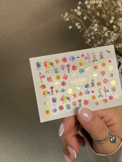 Nail Water Decal CF-252