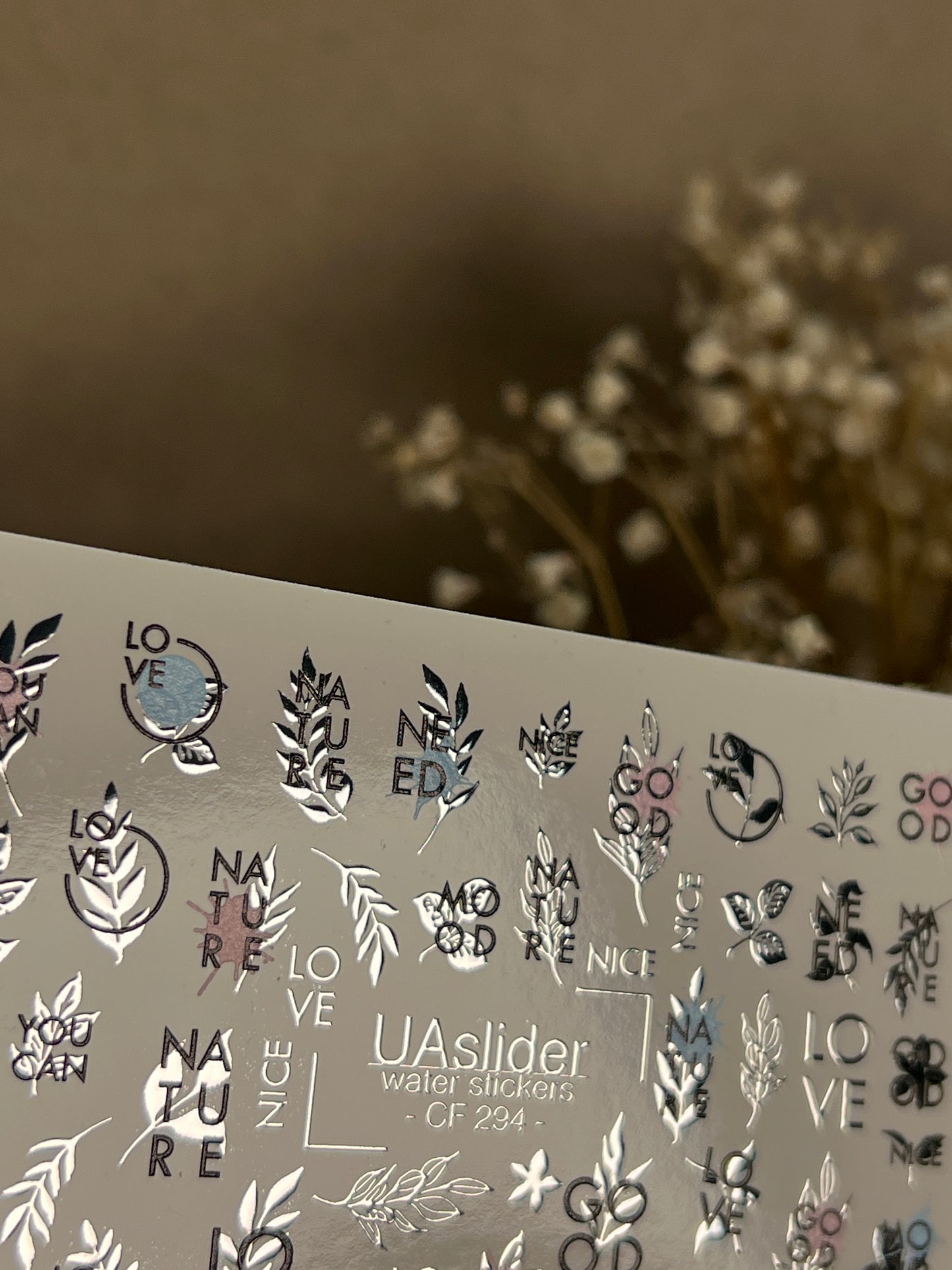 Nail Water Decal CF-294