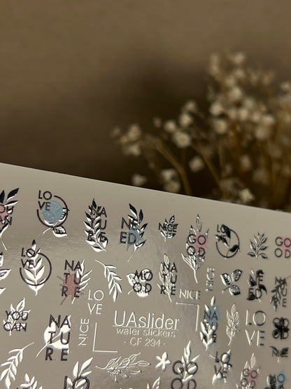 Nail Water Decal CF-294