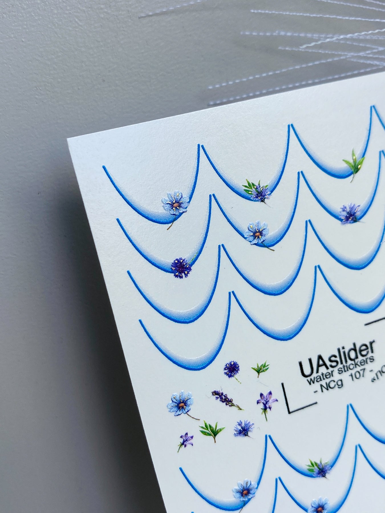 Nail Water Decal NCg-107