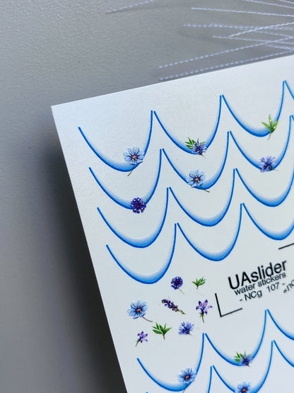 Nail Water Decal NCg-107