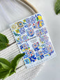 Pedicure nail wrap films mw-007