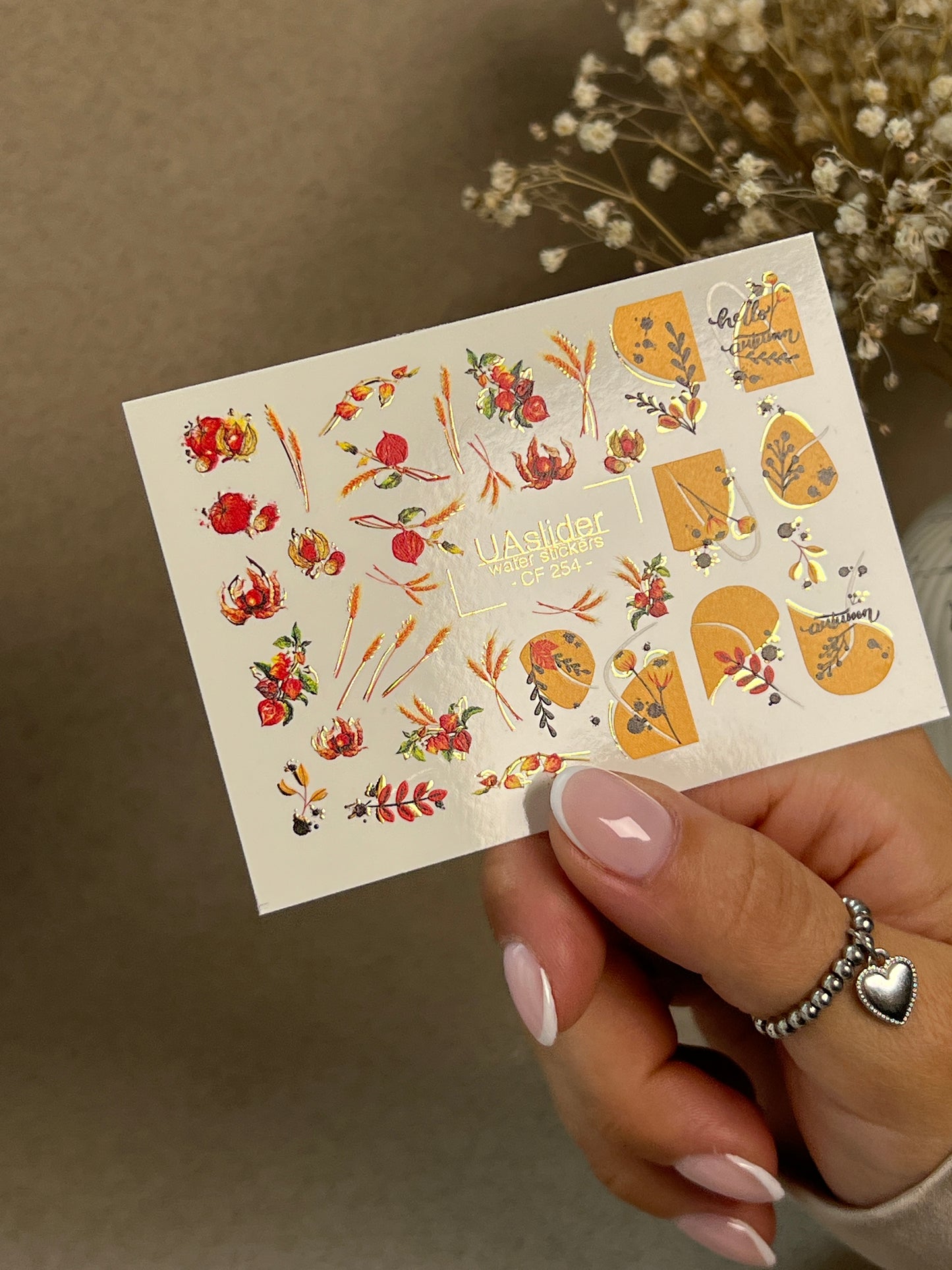 Nail Water Decal CF-254