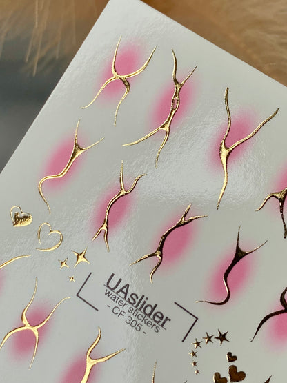 Nail Water Decal CF-305