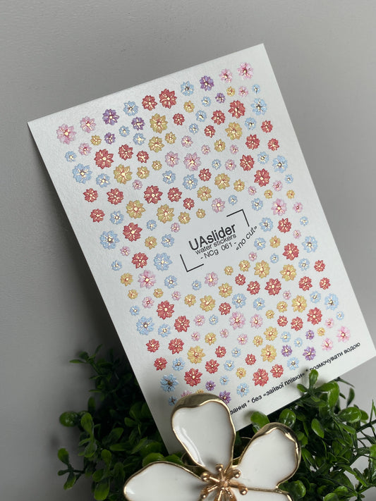 Nail Water Decal NCg-061