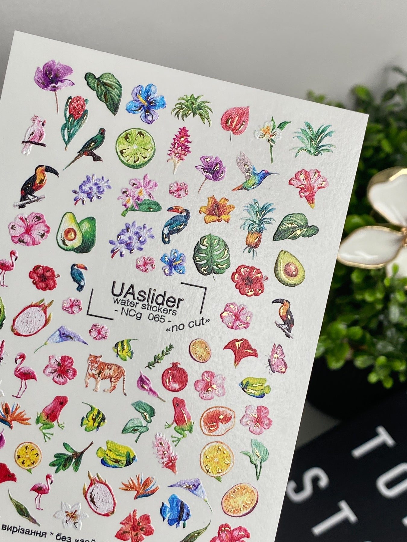 Nail Water Decal NCg-065