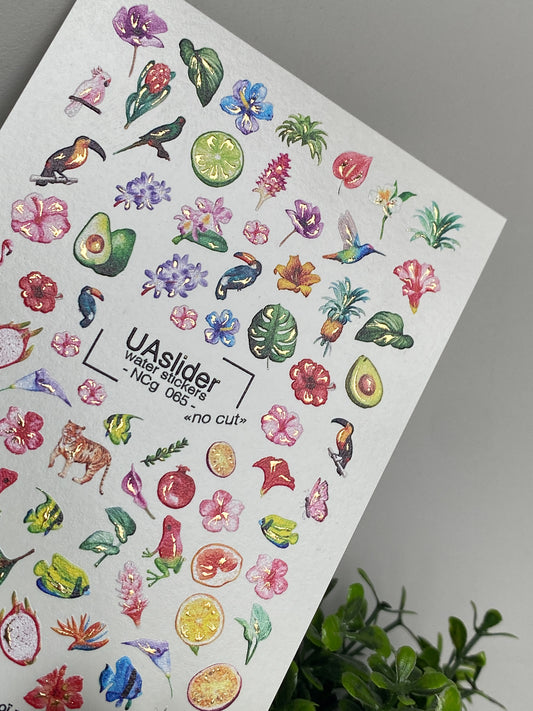 Nail Water Decal NCg-065